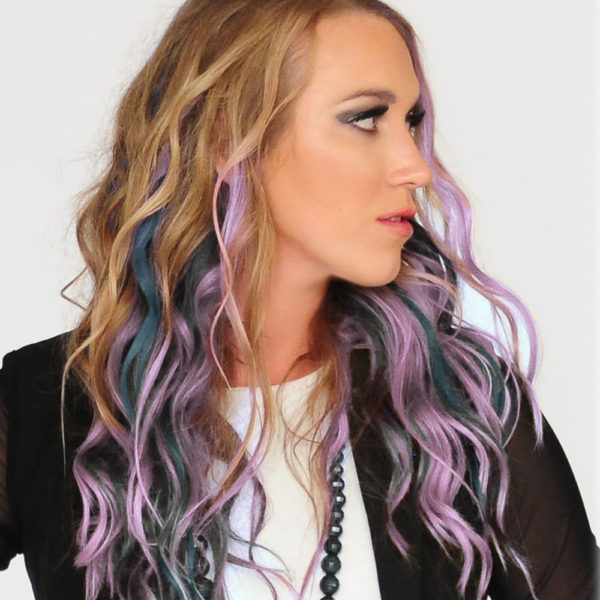 Colorme Lavender Temporary Hair Color on Light Hair